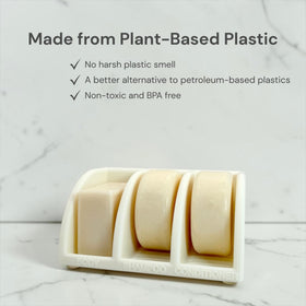 Open-slots airflow design promotes quick drying and reduces soggy residues.