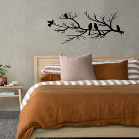 ESTART bird wall art bedroom or kitchen accent offers subtle nature-inspired ambiance.