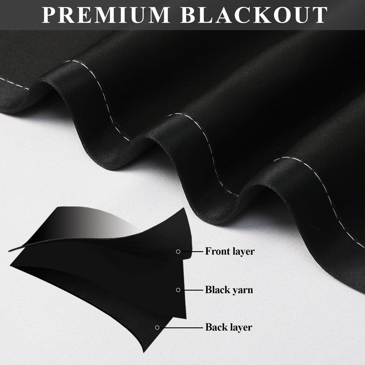 Estelar Textiler blackout drapes provide privacy while maintaining a refined gradient look.