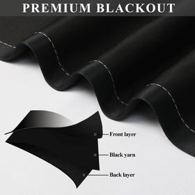 Estelar Textiler blackout drapes provide privacy while maintaining a refined gradient look.