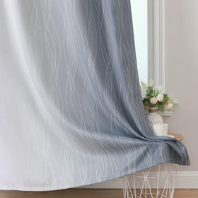estelar textiler ombre design enhances contemporary decor with wavy line motif