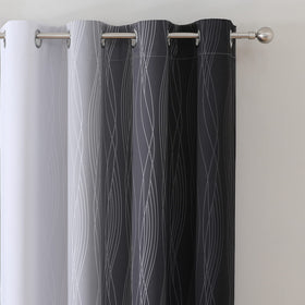 Estelar Textiler Ombre curtains fabric close-up highlighting soft texture