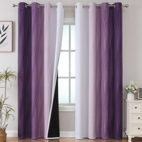 Estelar Textiler ombre purple-grey panel a enhances privacy and mood
