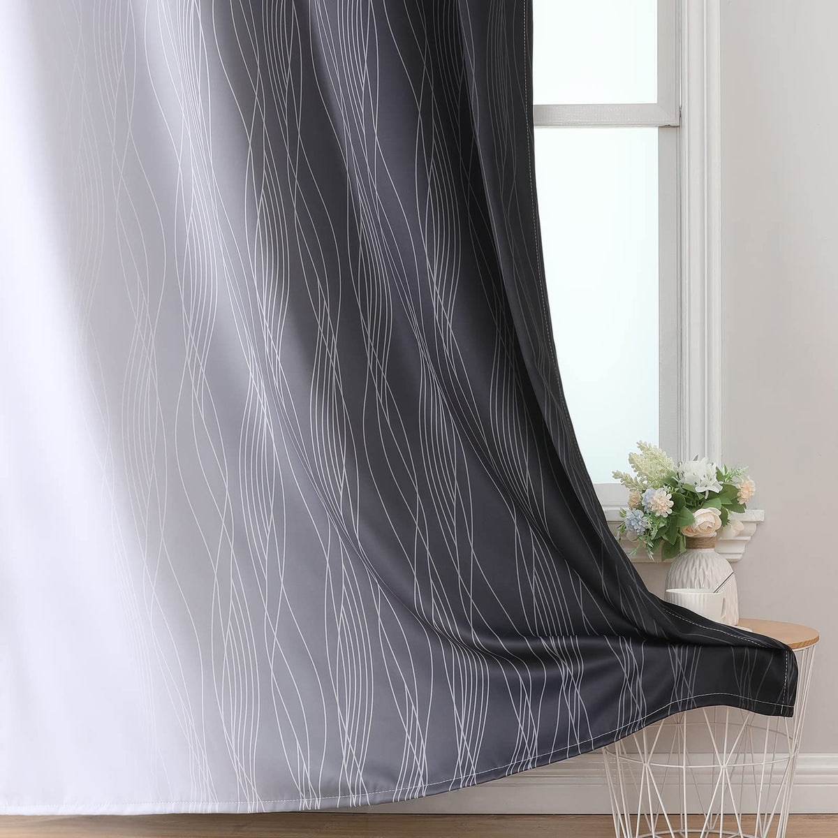Estelar Textiler Ombre curtains thermal insulation layer for temperature balance