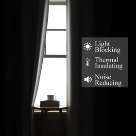 Estelar Textiler Ombre curtains two-panel pack ready to install
