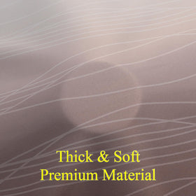 Care instructions for Estelar Textiler ombre blackout curtains with gentle wash details.