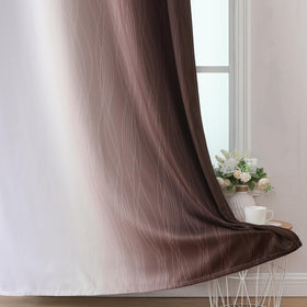 Curtains drawn to showcase light-control capability and privacy benefits.