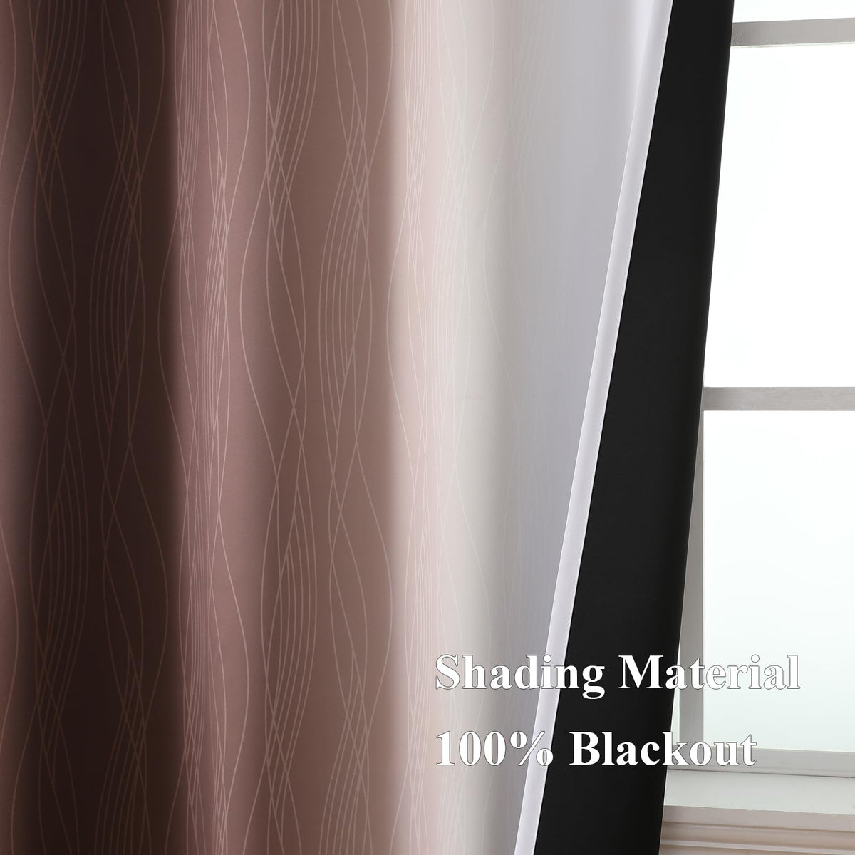 Living room setup with Estelar Textiler ombre blackout curtains creating a refined backdrop.