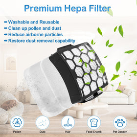 Estelife Shark Lift-Away PowerFins LA455 HEPA filter for cleaner air.