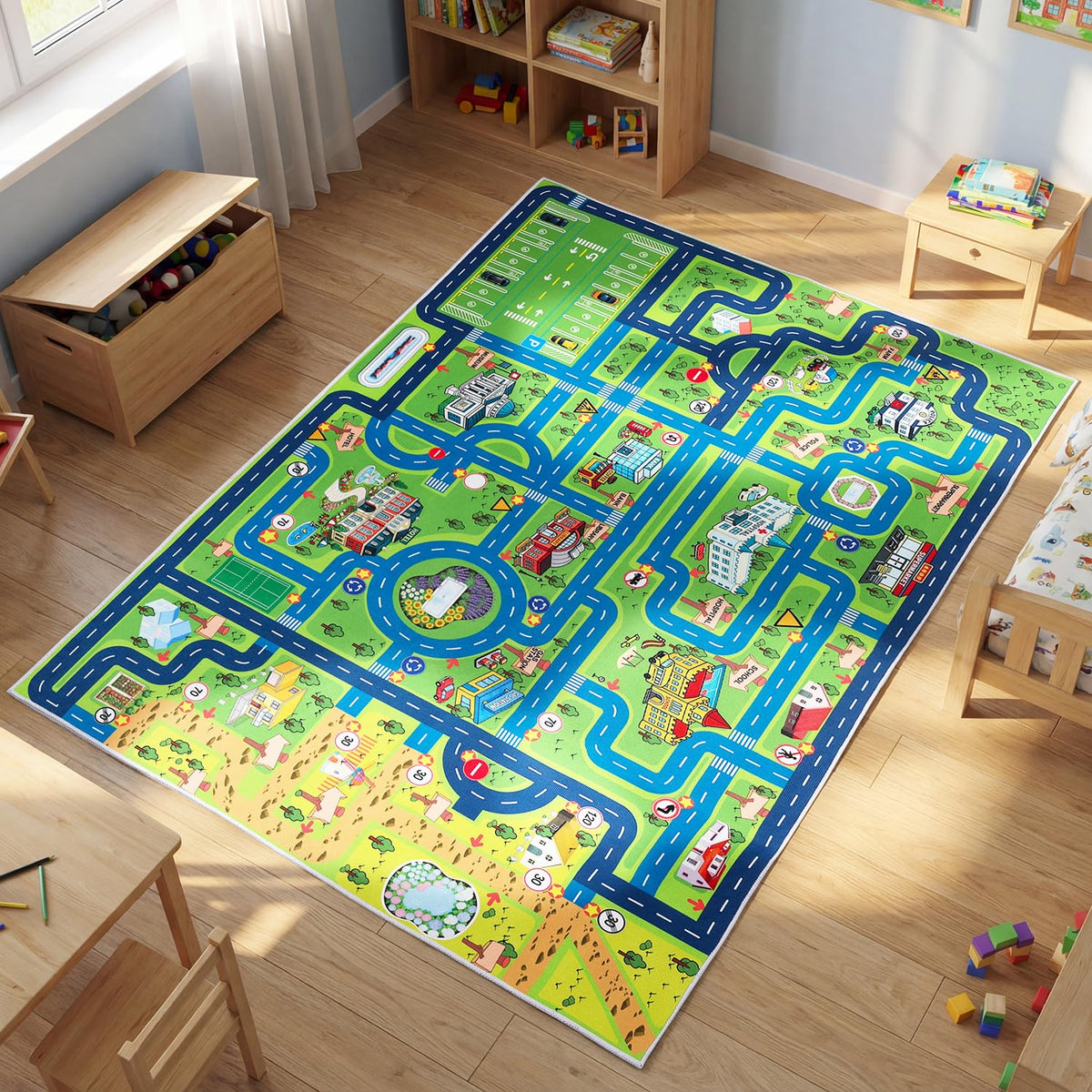 Esup easy-clean surface for quick spill cleanup after busy play sessions