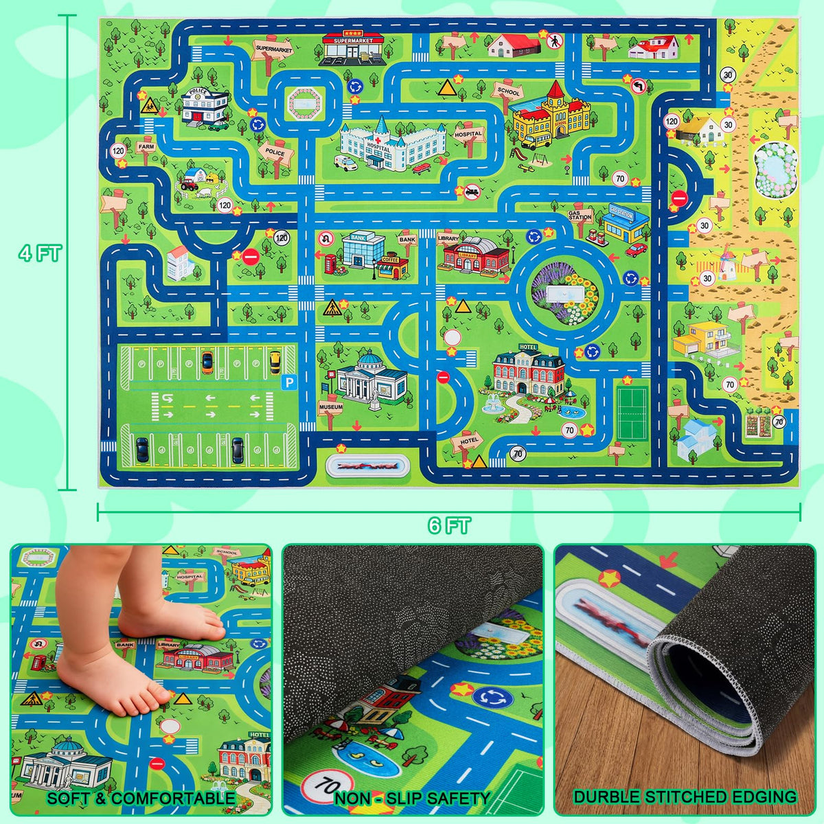 Esup indoor-outdoor rug adapts to light-use spaces with easy maintenance