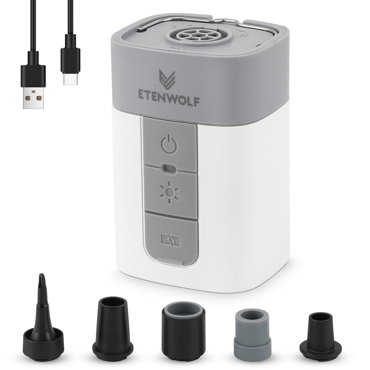 ETENWOLF air pump mattress-inflation for rapid camping setup