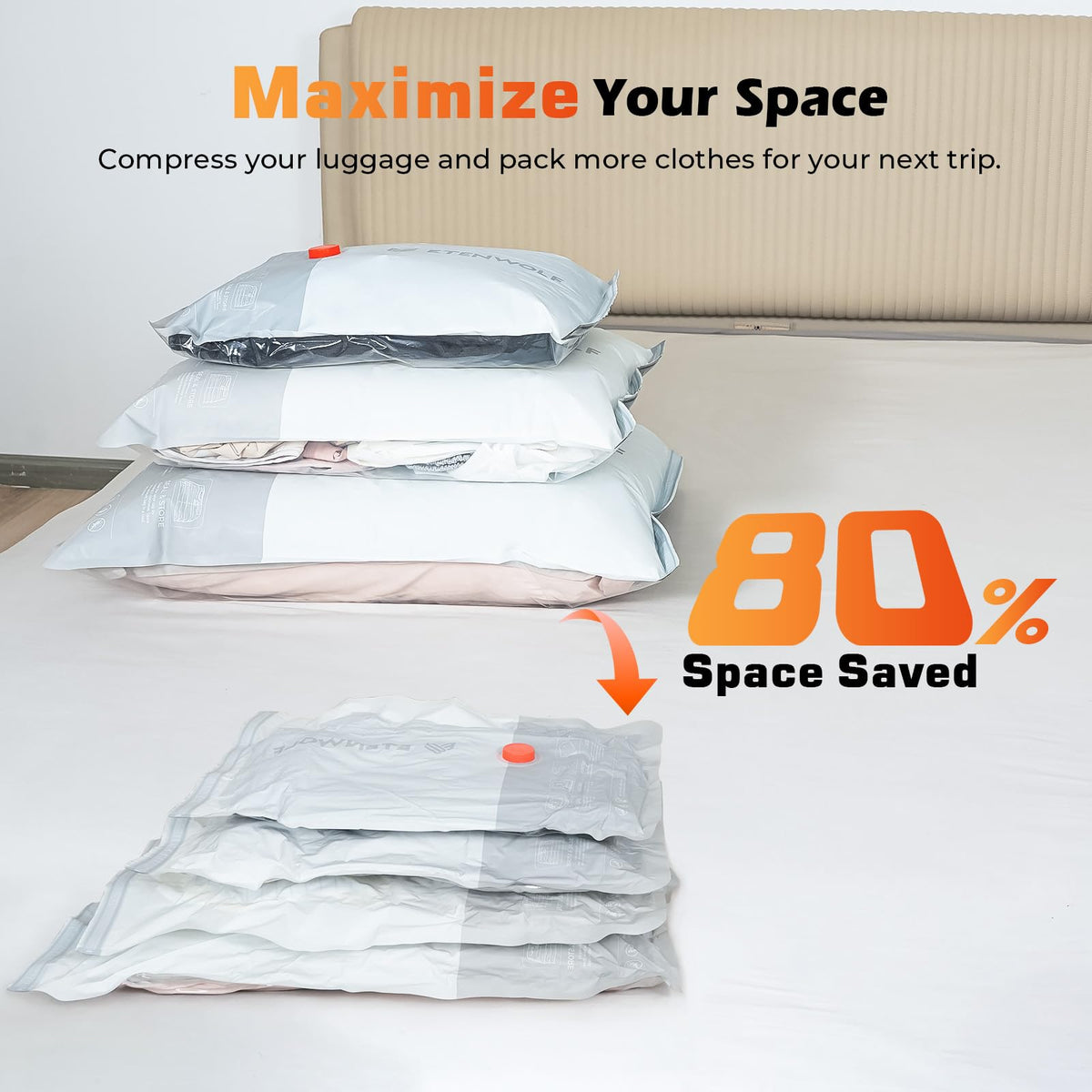 ETENWOLF heavy-duty PA+PE material protects contents.
