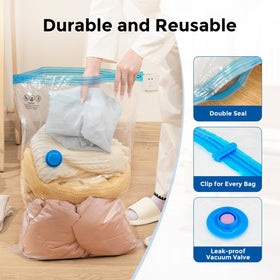 ETENWOLF large vacuum bag size for coats and sweaters.