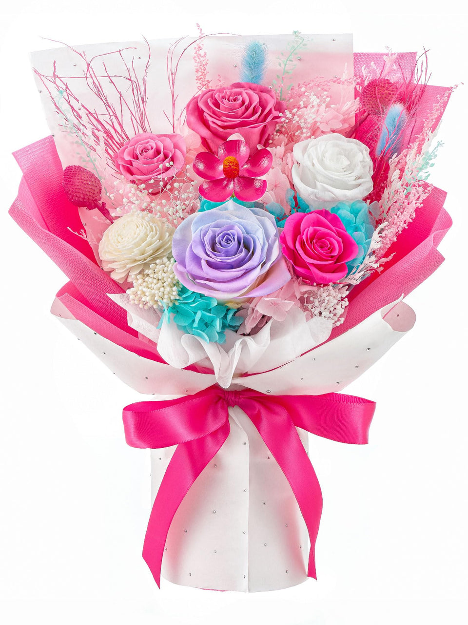 Eterfield Forever Flowers Bouquet preserves color for years, ideal gift.