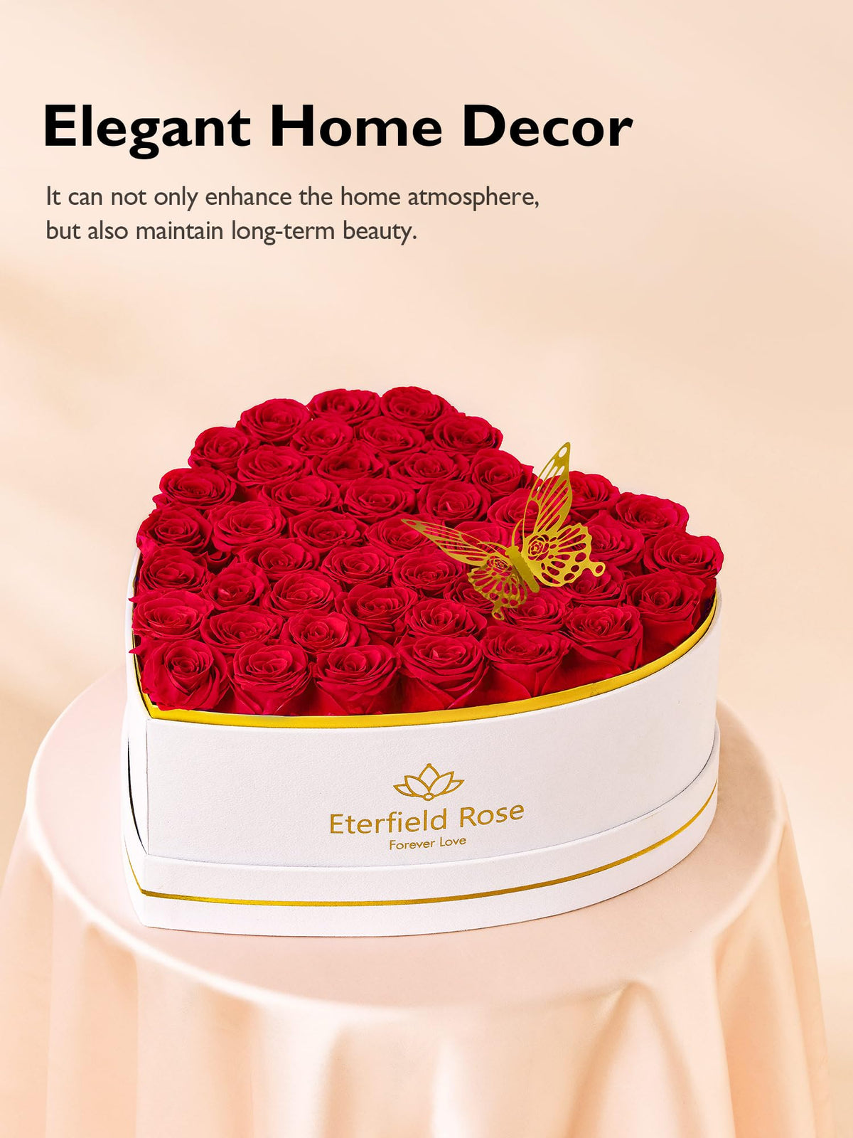 Eterfield gift-ready forever roses in an elegant keepsake box for special occasions.