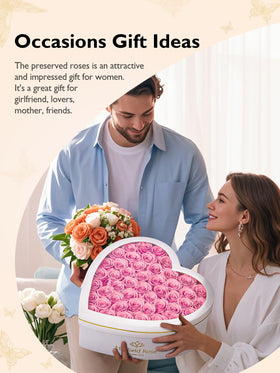 Eterfield heart box with white suede cover highlighting elegant presentation