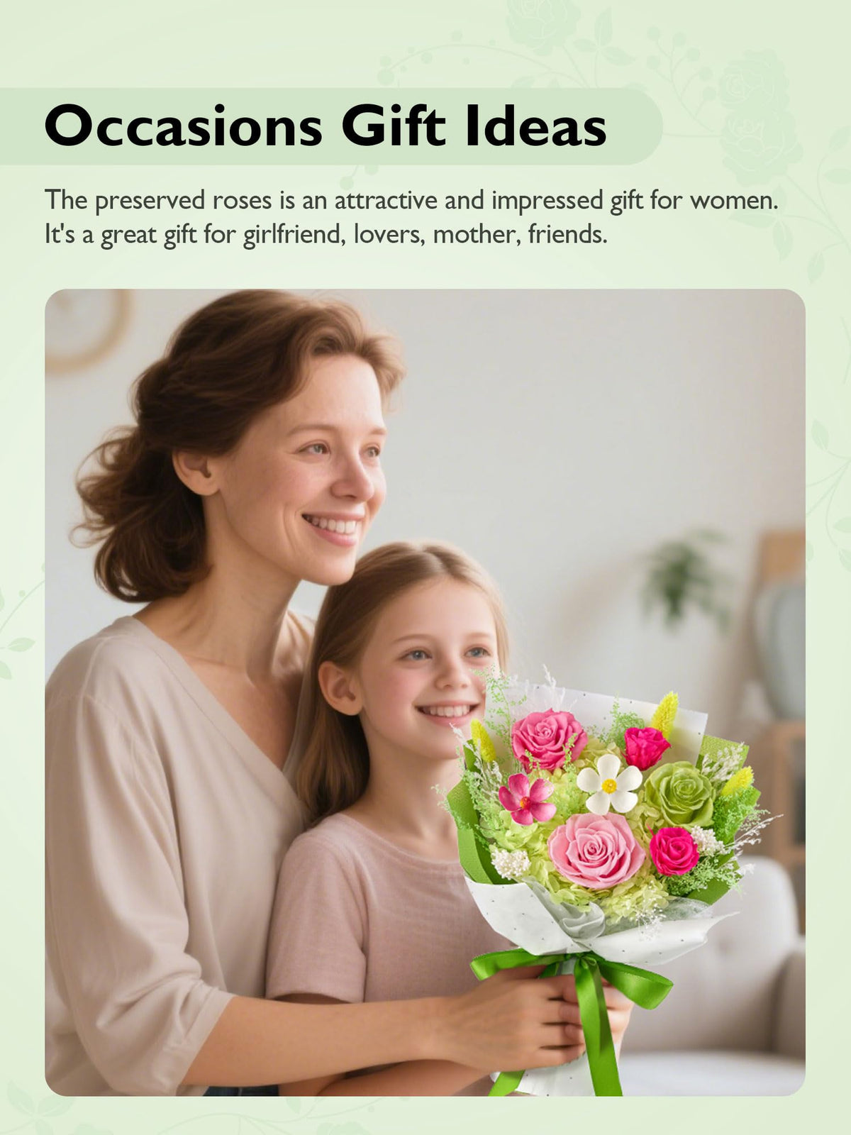 Eterfield preserved flowers add elegant romance to living room decor