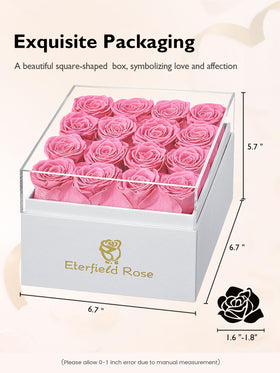 Eterfield luxury square white box, elegant display for gifting or self-pampering.