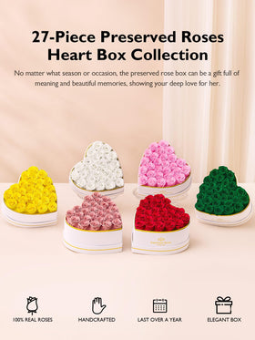 Eterfield maintenance-free preserved roses box: no water or sunlight needed