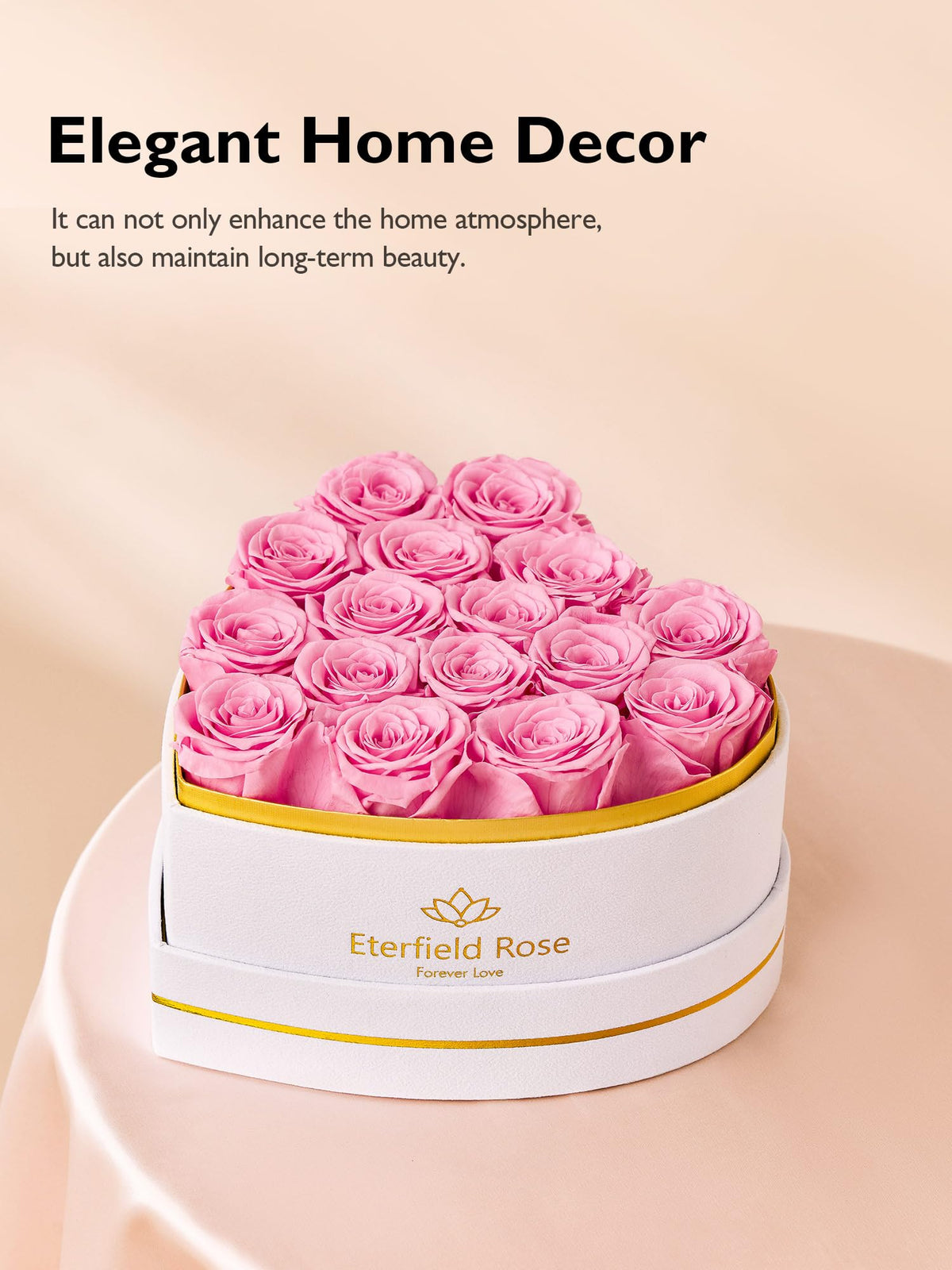 Eterfield roses last over a year without water or sun
