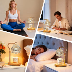 Eterfun candle warmer compact design saves space.