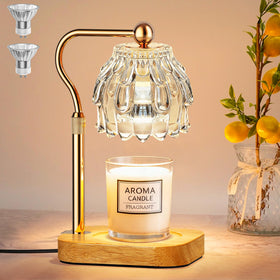 Eterfun candle warmer with flower design for flameless ambiance and safe use.