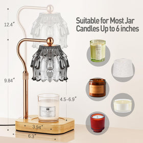 Eterfun Candle Warmer Lamp timer function enables controlled fragrance release.