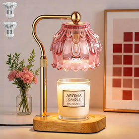Eterfun floral candle warmer lamp with intricate design for cozy ambiances