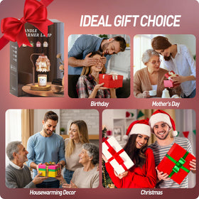 Eterfun candle warmer blends with decor, creating warm ambiance