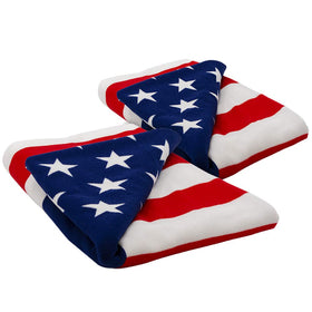 Eternal Living Beach Collection towel front view highlights vivid flag design for beach days.