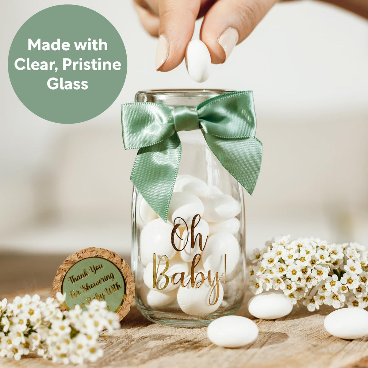 Ethisa bottle cork closures secure mini gifts with classic style