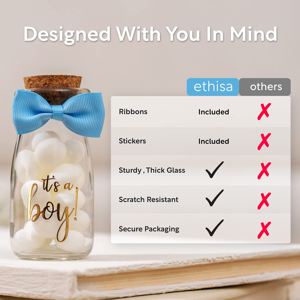 Ethisa 12 pack simplifies planning with ready to display favors