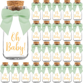 Ethisa Oh Baby vintage milk glass bottles ready for elegant table decor