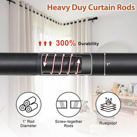 ETICSIPA 1-inch metal rod and corner connector for solid mounting