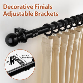 ETICSIPA load-bearing capacity up to 35 pounds for diverse drapery