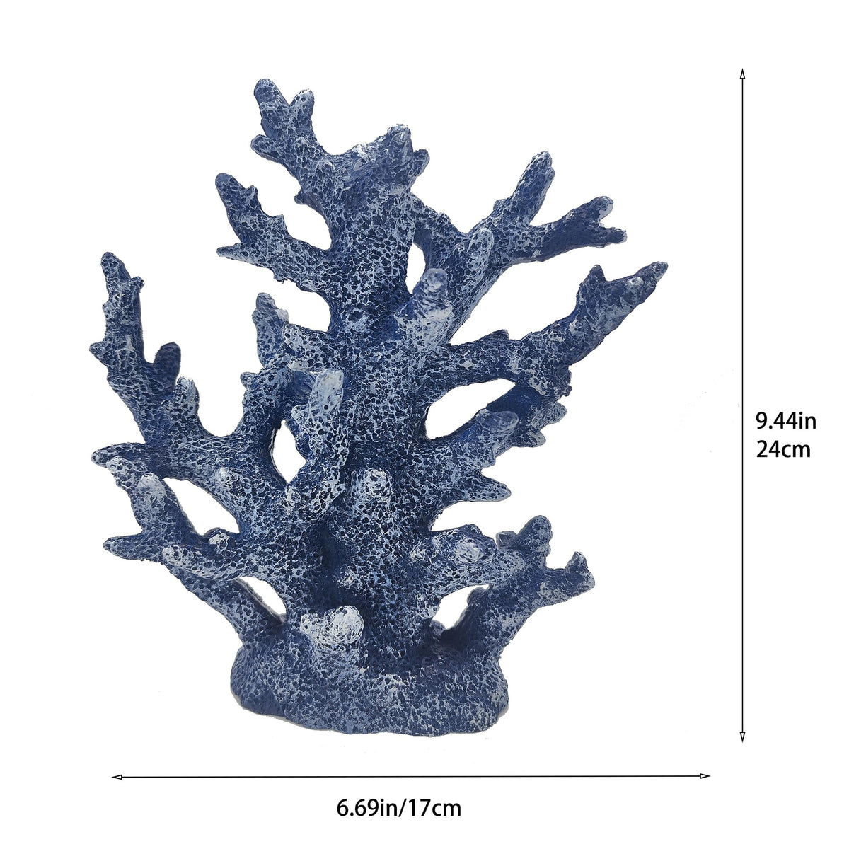 Etlemonde coastal coral table top decor for living spaces.