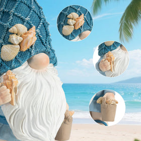 Etlemonde Ocean Gnome features a sky-blue hat for bright seaside vibes.
