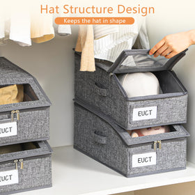 Euct closet-friendly organizer fits shelves and saves space.
