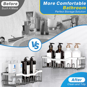 EUDELE adhesive wall-mount system enables damage-free installation on smooth surfaces.