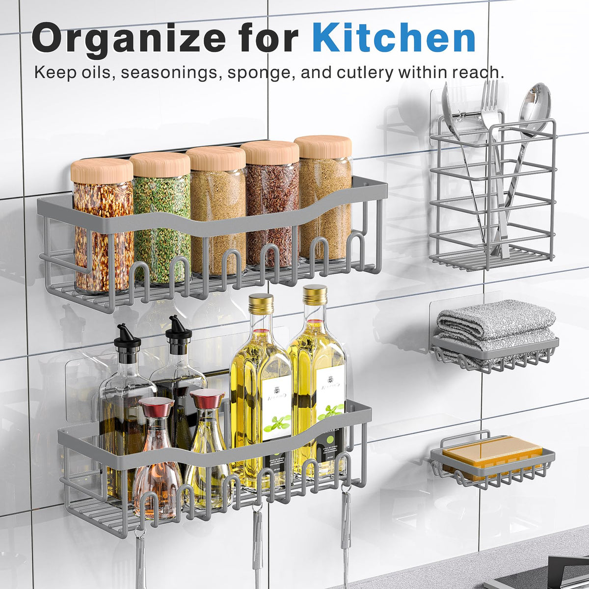 EUDELE bathroom and kitchen storage solution to maximize compact spaces