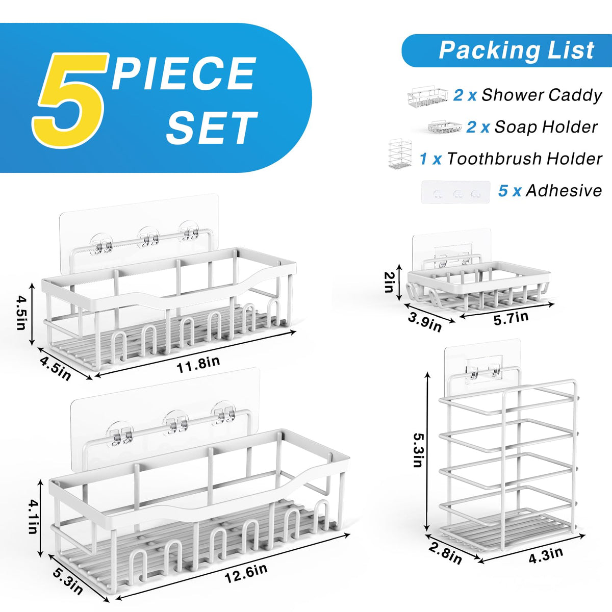 EUDELE hollow design promotes drainage and prevents water pooling on shelves.