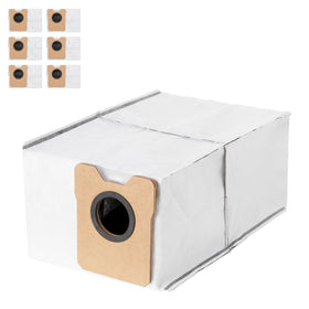 eufy 6-pack large capacity dust bags for C10, easy replacement and steady airflow.