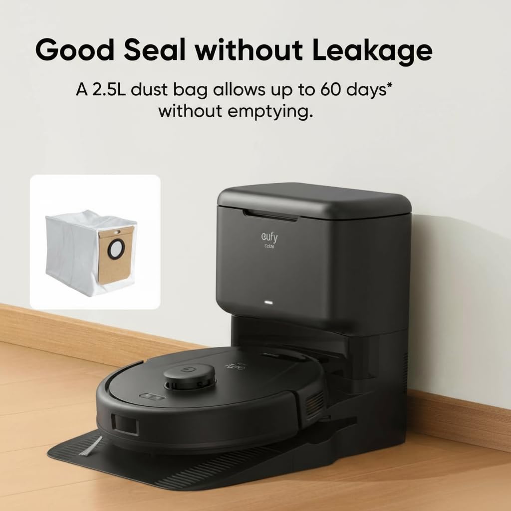 Guided slots simplify installation for quick bag replacement.