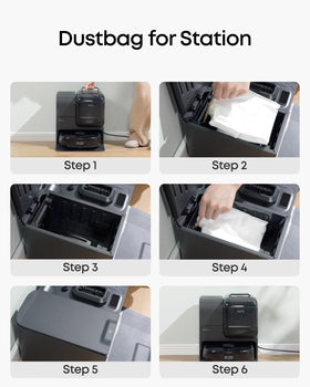 eufy Omni E25 dust bags set for quick replacement