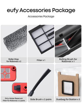eufy Omni E28 roller brush for thorough debris pickup