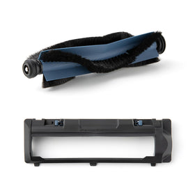 The eufy replacement roller brush with bristles and rubber enhances dust capture and performance.