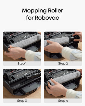 eufy roller mops set for deep floor debris pickup