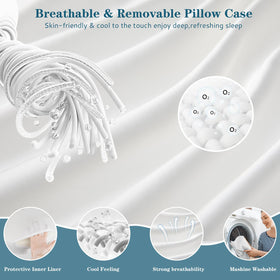 EUHAMS temperature-regulating foam core maintains comfort all night