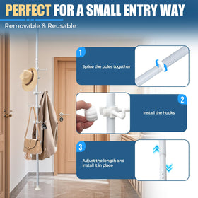 EUIJOIP tool-free assembly enables quick, drill-free setup for renters.